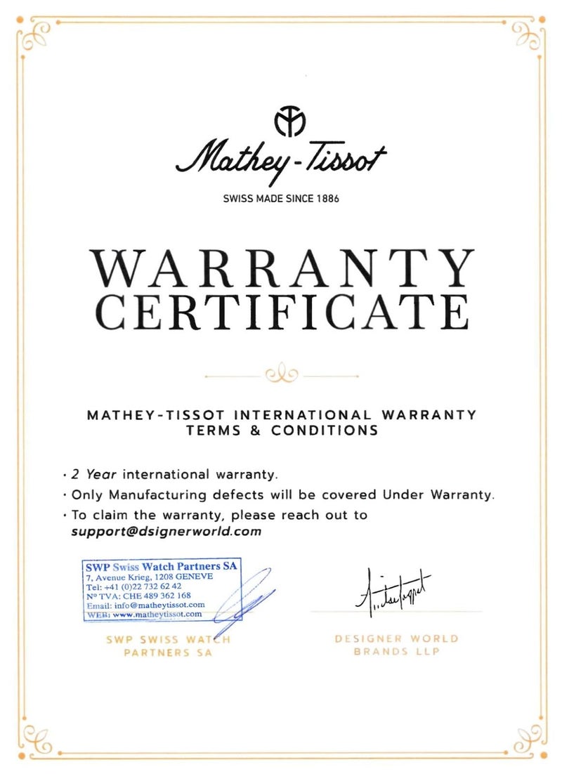 Mathey-Tissot Swiss Made Zeus Chrono Stainless Steel Blue Dial Quartz Men's Analogue Silver Strap Watch - H118Chsk - Image 4