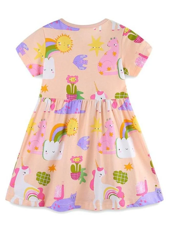YUNIQEE Printed Cotton Dress