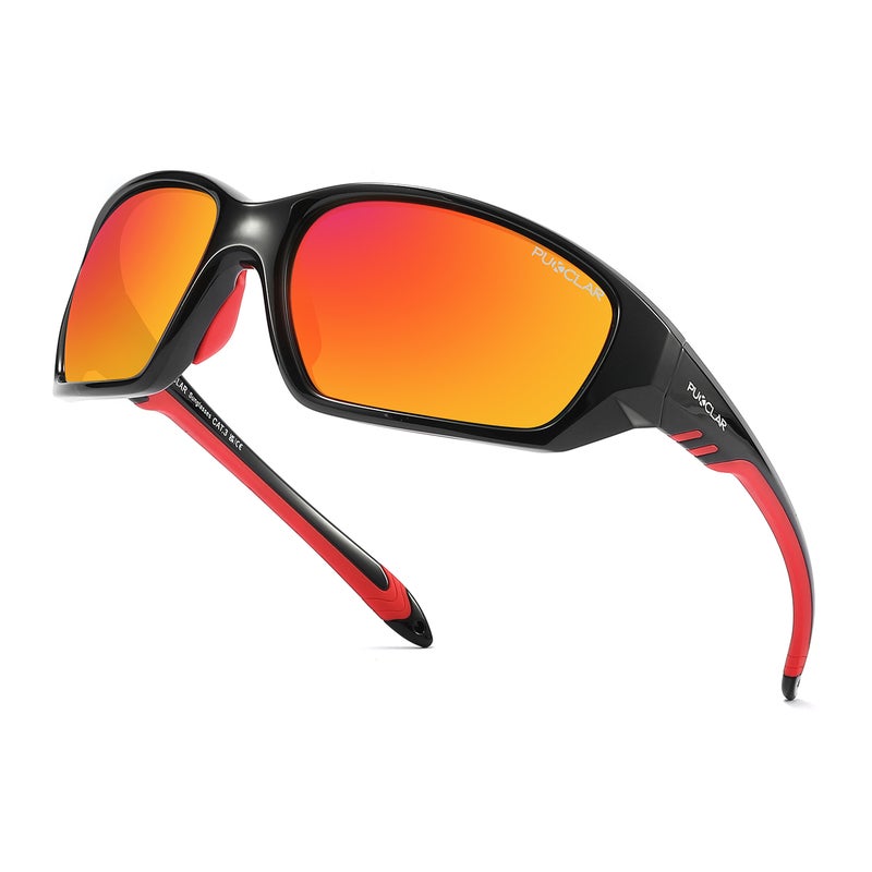 بوكيلار نظارات شمسية رياضية قطبية PUKCLAR للرجال والنساء لقيادة الدراجات والجري والصيد نظارات واقية - Image 2