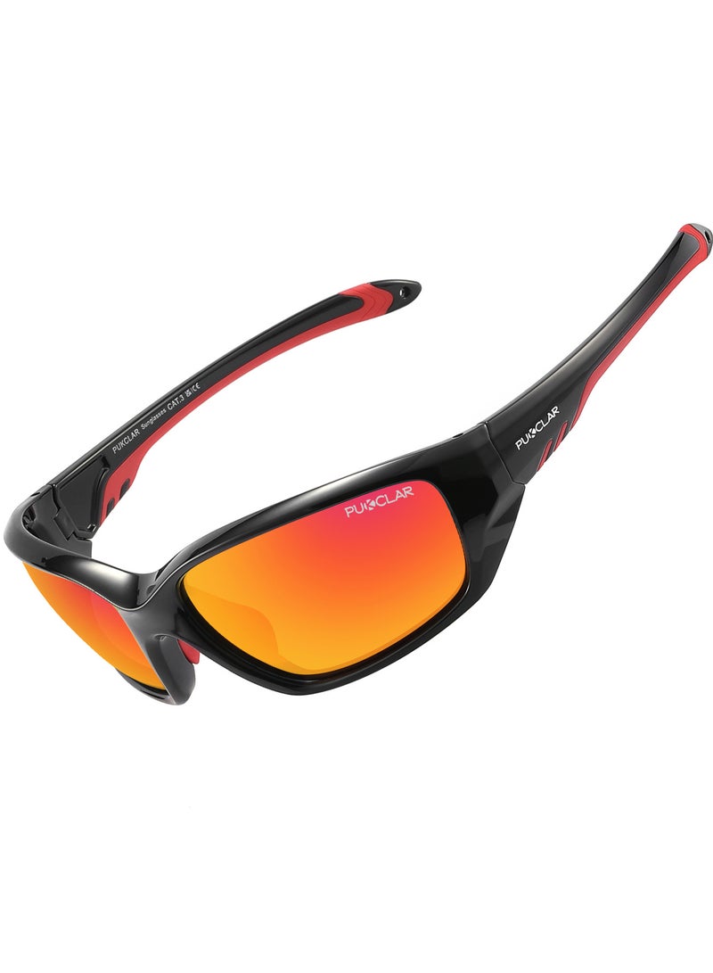 بوكيلار نظارات شمسية رياضية قطبية PUKCLAR للرجال والنساء لقيادة الدراجات والجري والصيد نظارات واقية - Image 1