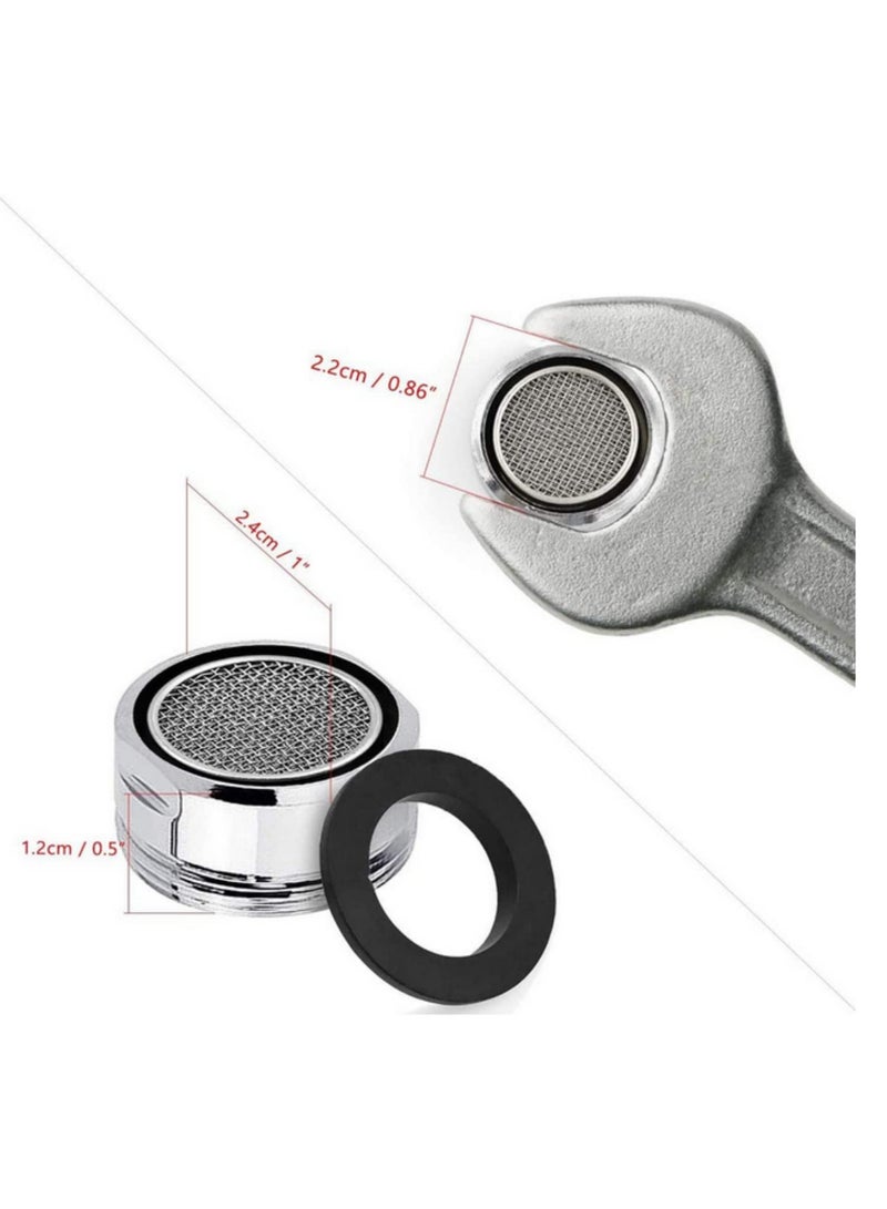 3 Pack Kitchen Tap Head Water-Saving Adjustable Swivel Faucet Tap Aerator Filter Faucet Sprayer Head Extension Effective Devicefor Bathroom Kitchen Sink Spray Tap Attachment - Image 2