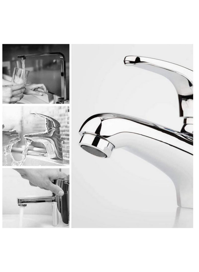 3 Pack Kitchen Tap Head Water-Saving Adjustable Swivel Faucet Tap Aerator Filter Faucet Sprayer Head Extension Effective Devicefor Bathroom Kitchen Sink Spray Tap Attachment - Image 3