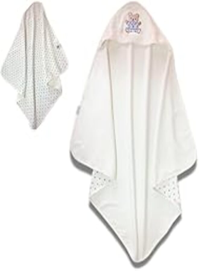 Komkom Baby Cotton Blanket Ecru – Teddy Bear