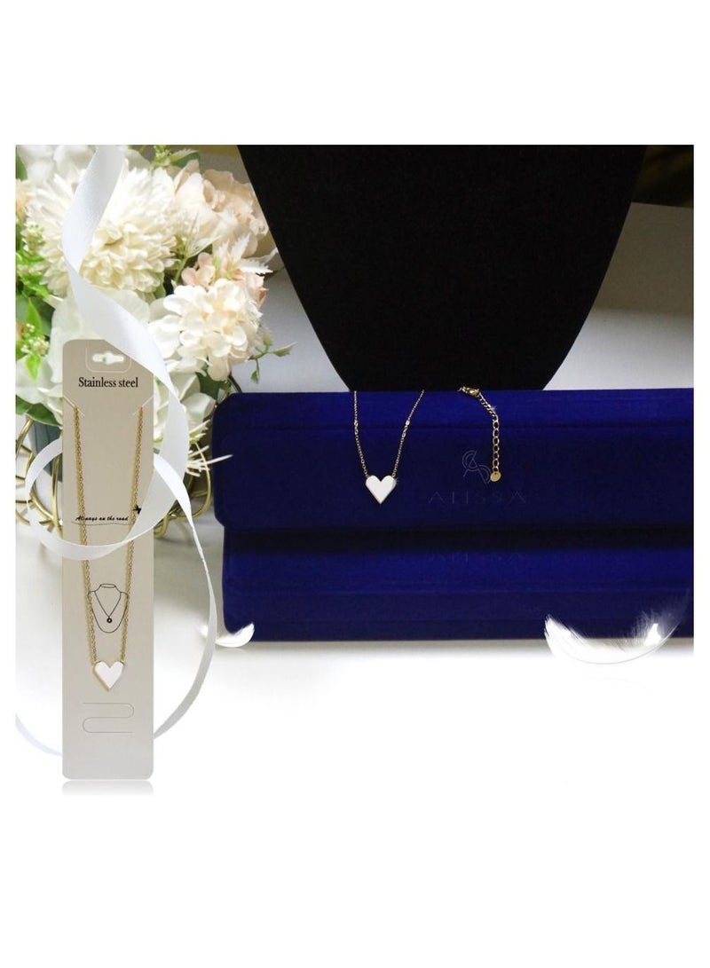 Alissa قلادة لعشاق القلائد للنساء سلسلة عنق ذهبية هدية - Image 4
