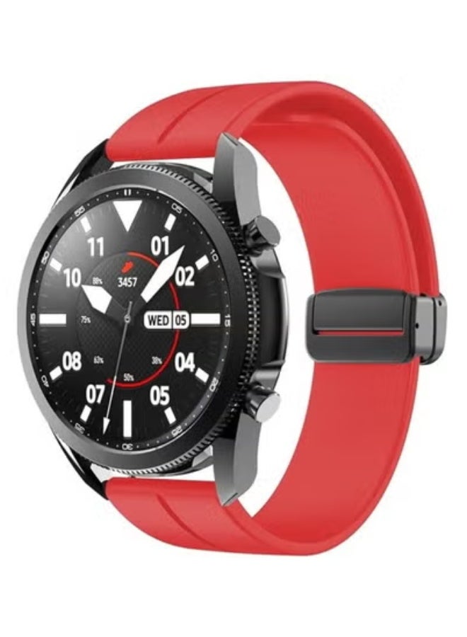 Magnetic Watch Band 22mm for Men – Quick Release Soft Silicone Sport Strap – Lightweight, Skin-Friendly, and Sweat-Resistant Replacement Band with Secure Magnetic Clasp – Compatible with All 22mm Watches – Durable, Comfortable, and Stylish Design for Fitness, Office, and Everyday Wear  - Image 2