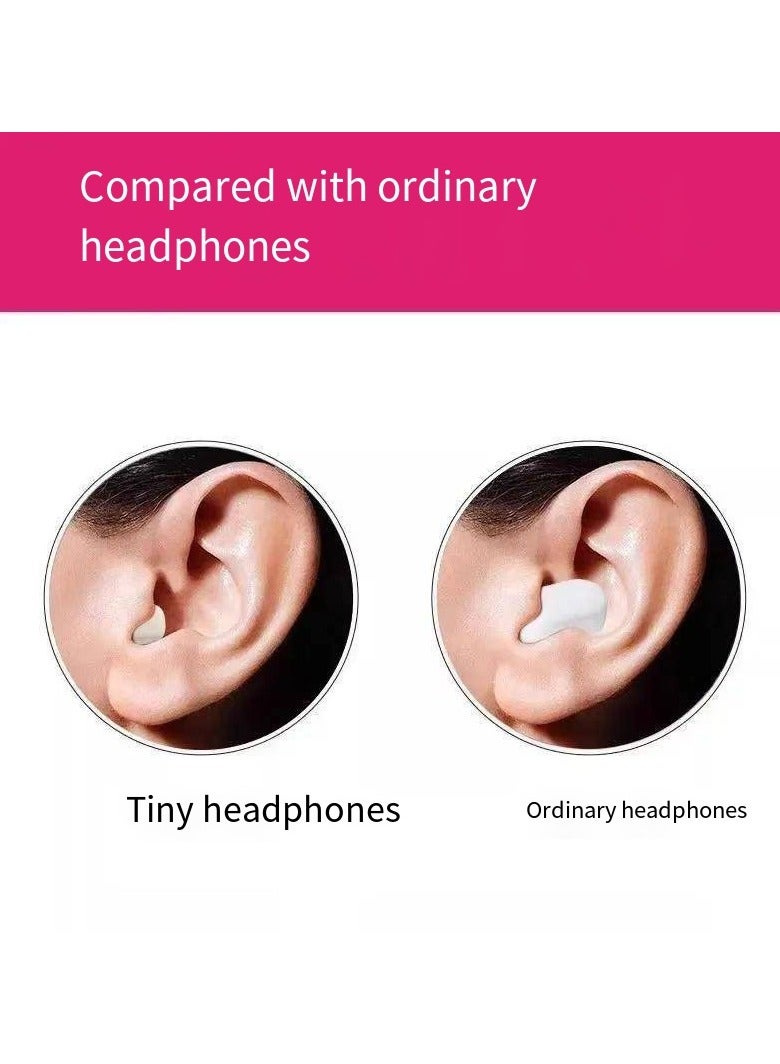 general Male and Female Noise-canceling Ultra-Small Invisible Mini Grain Hidden-type Sleep-in-ear New Model Extremely Small 2025 Bluetooth Headphones - Image 2
