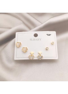New Butterfly Stud Earrings Suit Silver Pin Earrings Simple One Wednesday To South Korea High-grade Sterling Silver Earrings For Women