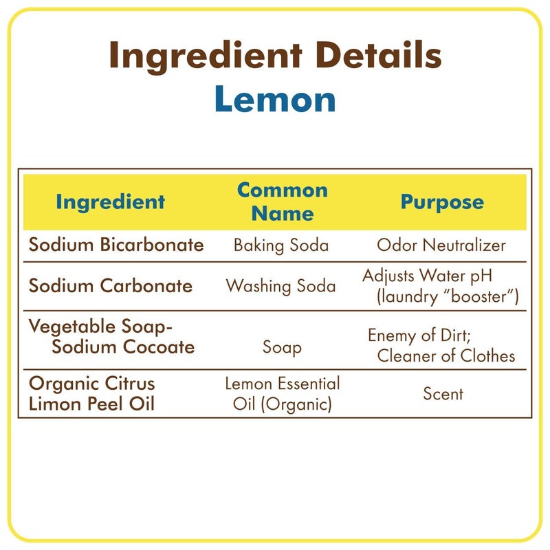 Meliora Cleaning Products Laundry Powder Detergent (128 HE Loads), Lemon - Image 2