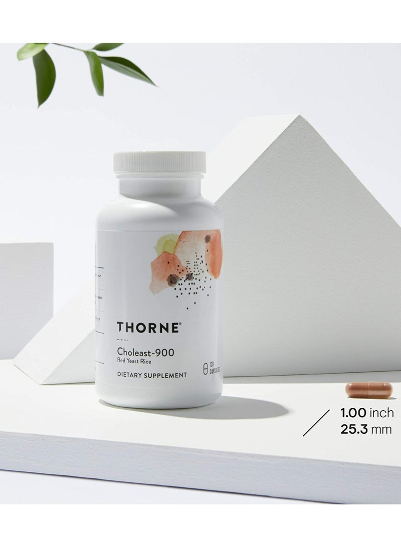 Thorne - Choleast-900 Red Yeast Rice Dietary Supplement 120 Capsules - Image 1