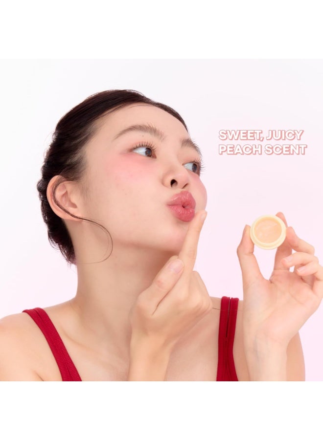 TONYMOLY Mini Peach Lip Balm | Moisturizing Lip Balm | Hydrates, Softens & Protects Dry Lips | Peach Scent | Pack of 1 - Image 2