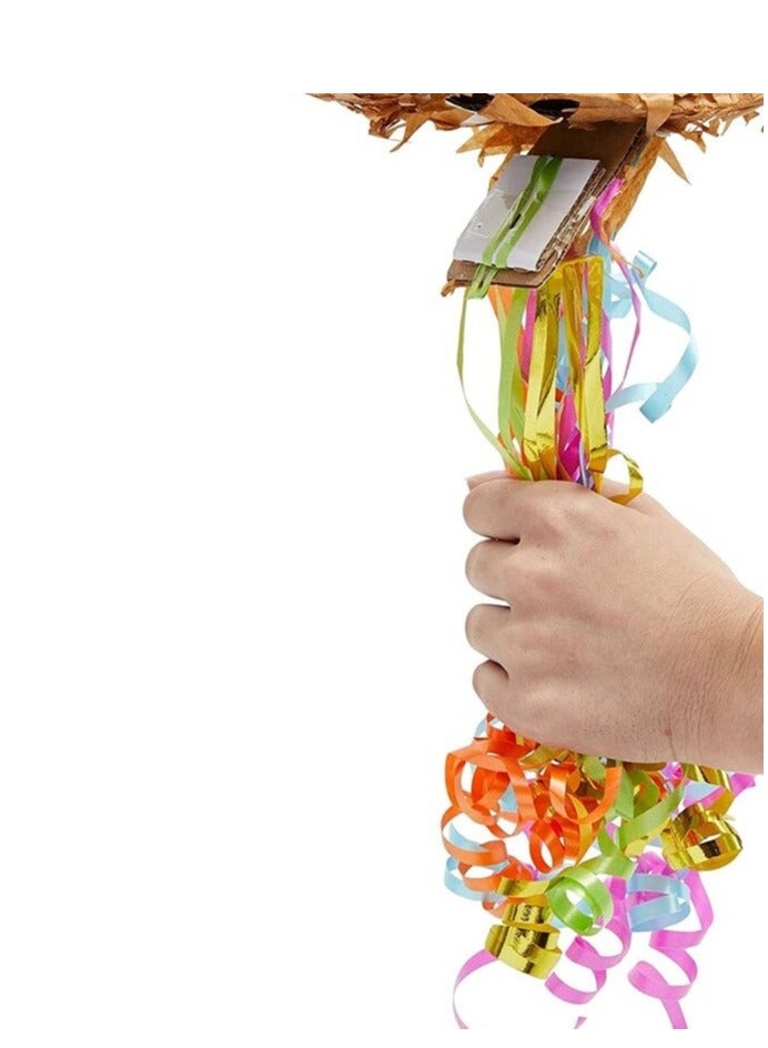 Tamona Roblox Girls Birthday Party 3D Pull String Pinata for Girls Party Favors Robot Sandbox Game, Fillable Candy Favors, Indoor & Outdoor Celebrations, Large Size Pink Pull String- Roblox Pianta. - Image 3