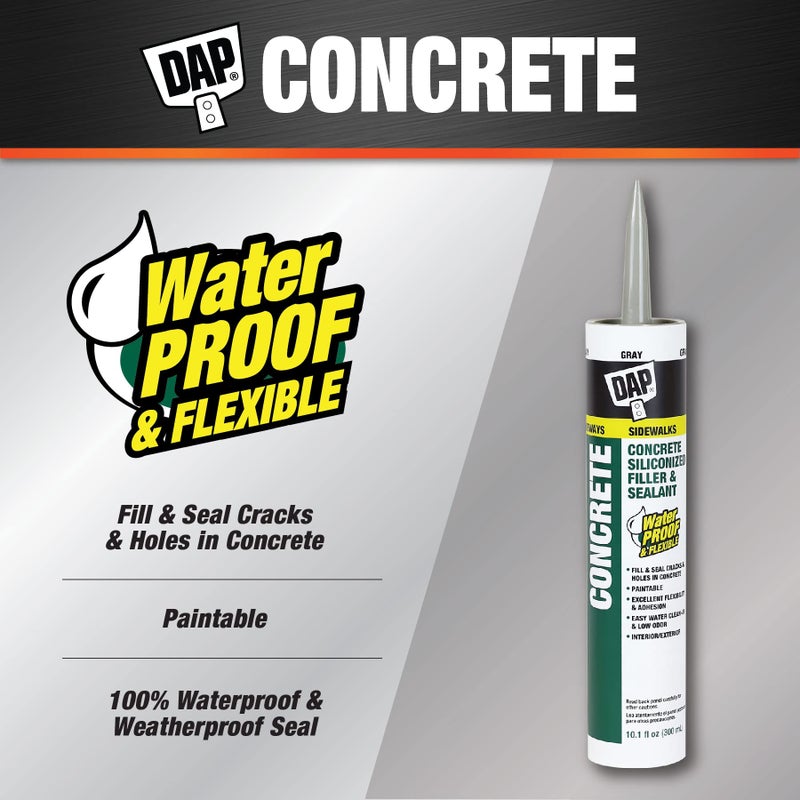 DAPConcrete Watertight Filler and Sealent 10.1 ounce Gray - Image 2