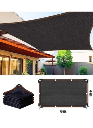 Sun Shade Cloth Cover Mesh with Grommets Sun Shade Sail Garden Sunblock Shade Cloth Shading Net Sun Canopies for Greenhouse Garden Plants Sail Net Sun Protection Fabric Mesh (Black) - pzsku/Z80D142ED5B73A546AD8AZ/45/1748503435/0979d10d-d564-4790-9a0a-ad532d898b73