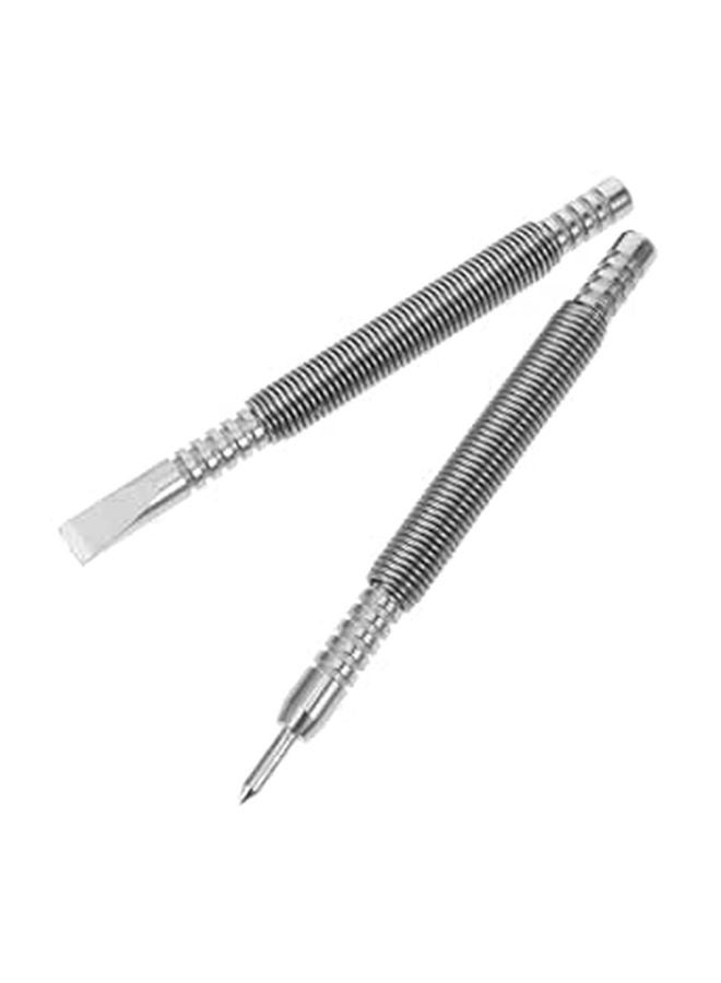 Dual Head Spring Loaded Pin Punch Tool Set Heavy Duty Carbon Steel Nail Set - Image 1