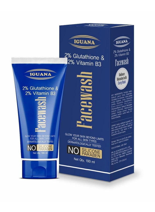 IGUANA Glutathione and Vitamin B3 Fash Wash for Cleanses & Brightens Skin Suitable for all Skin Types (Pack of 1) - Image 1