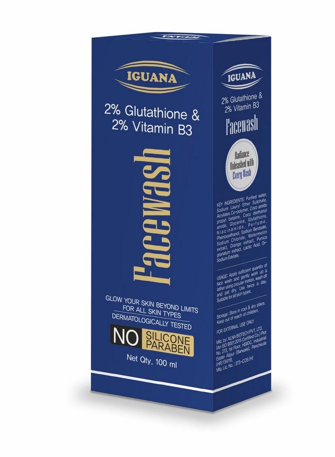 IGUANA Glutathione and Vitamin B3 Fash Wash for Cleanses & Brightens Skin Suitable for all Skin Types (Pack of 1) - Image 3