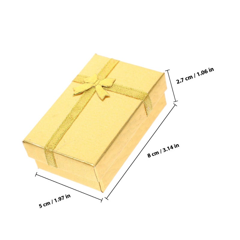 24 Pcs Small Jewelry Box Set Portable Gold Organizer Case For Rings Earrings Necklaces Travel Storage - Image 3