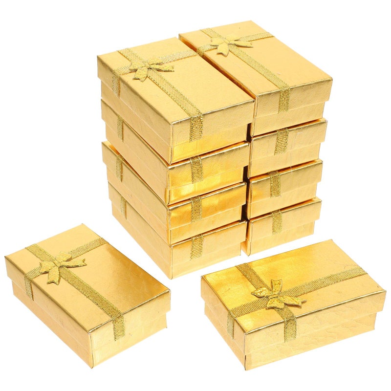24 Pcs Small Jewelry Box Set Portable Gold Organizer Case For Rings Earrings Necklaces Travel Storage - Image 2