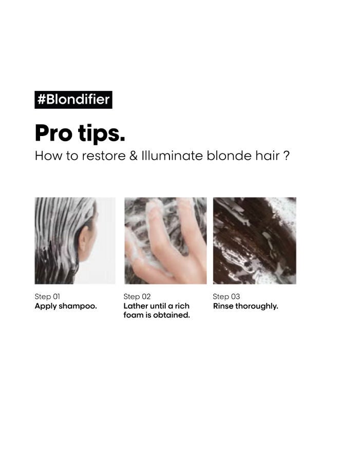 L'Oréal Professionnel Serie Expert Blondifier Gloss Shampoo - Image 4