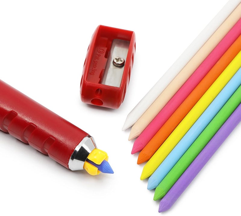 Dritz Quilting Chalk Cartridge Set with Assorted Colors and Sharpener - Image 2