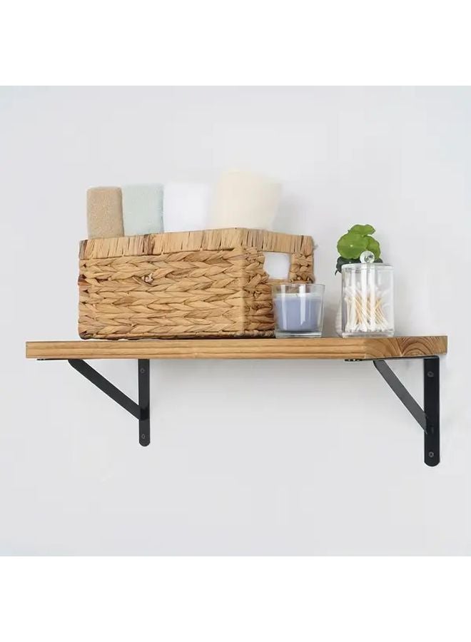 8 Inch Heavy Duty Metal Shelf Brackets 12 Pack Right Angle Wall Mounted Supports - Image 3