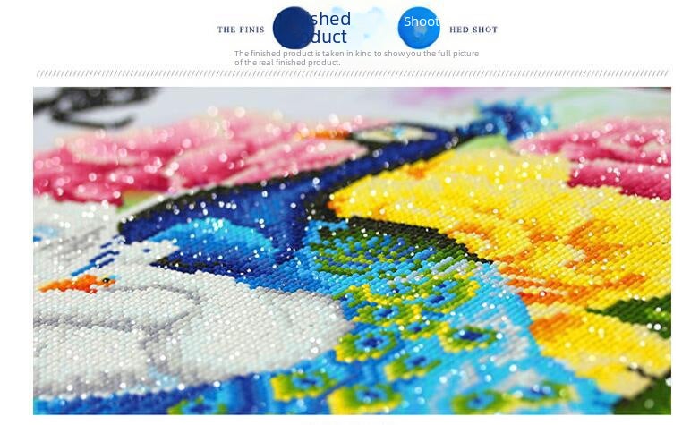 Diy Export Diamond Painting Cartoon Flower Banquet Girl Diamond Embroidery Bedroom Living Room Dot Diamond Handmade 5D - Image 5