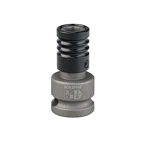KAIFNT K352-006 3/8-inch Drive to 1/4-inch Hex Bit Holder Socket, 3/8"DR to 1/4"H Quick Change Impact Adapter - Image 3