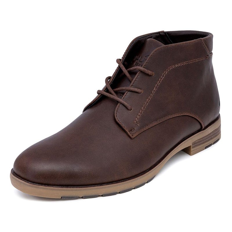 Nautica Men's Chukka Boot: Dress Casual Lace-Up Ankle Shoe Oxfords & Desert Boots-Largo-Brown Size-11 - Image 1