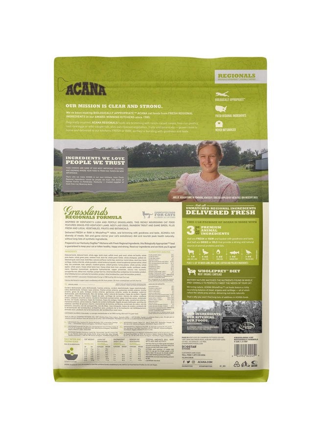 (أسنى) طعام القطط الجاف من ACANA Regionals، من Grasslands، مناسب بيولوجيًا وخالي من الحبوب - Image 2