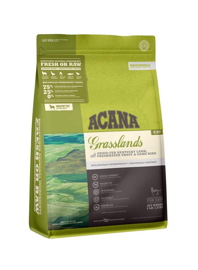 (أسنى) طعام القطط الجاف من ACANA Regionals، من Grasslands، مناسب بيولوجيًا وخالي من الحبوب - Image 1
