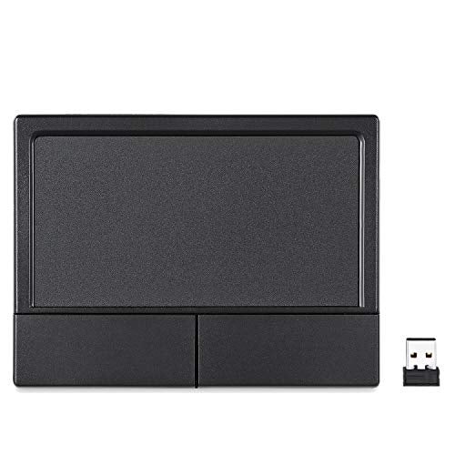 Perixx PERIPAD-704 Wireless Touchpad, Portable Track Pad for Desktop and Laptop User, Large Size 4.72x3.54x0.74 inches (Wireless), Black - Image 1