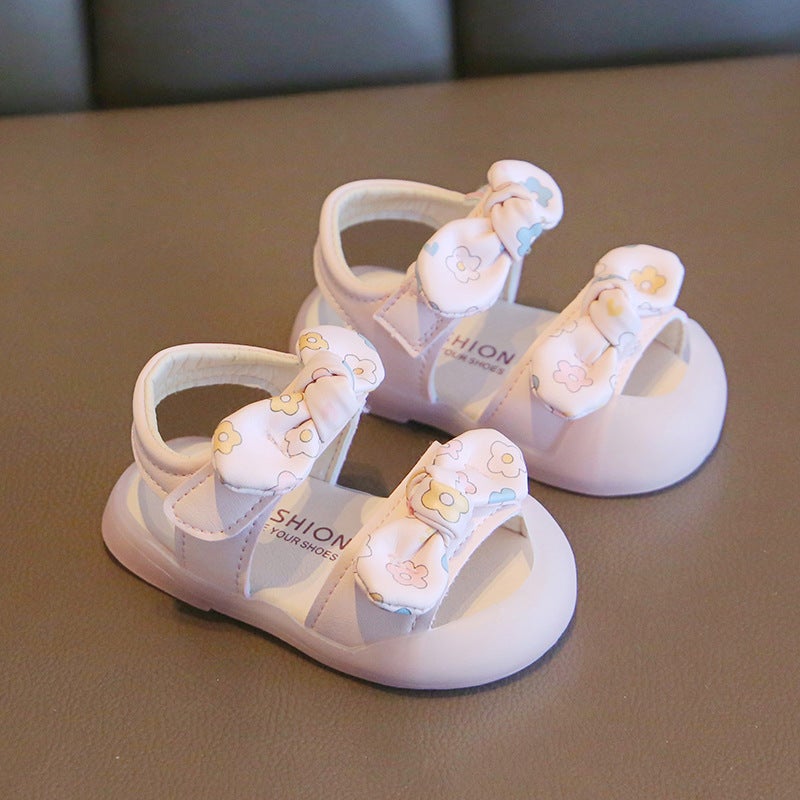 Toddler Girls Sandals Soft Sole Princess Shoes Flower 818 Pink