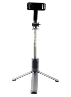 Q07 Bluetooth Selfie Stick Multifunctional Live Broadcast Tripod Without Light(Black)
