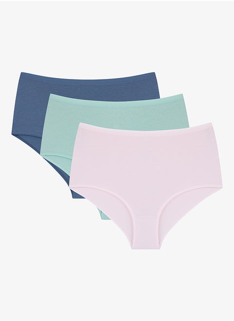 Deep Bloom Pack of 3 High Waist Slip