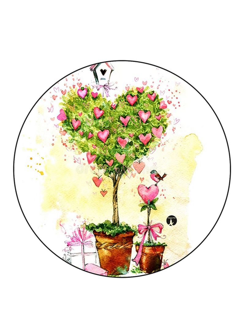 RKN Flowers Printed Fridge Magnet  Multicolour - Image 1