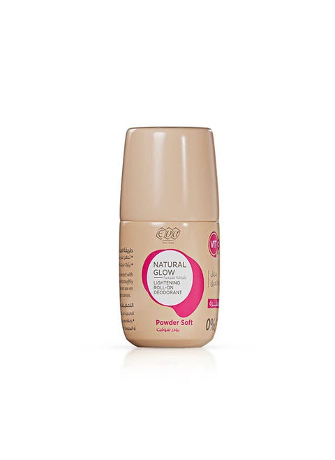 Natural Glow Lightening Roll On Deodorant Powder Soft