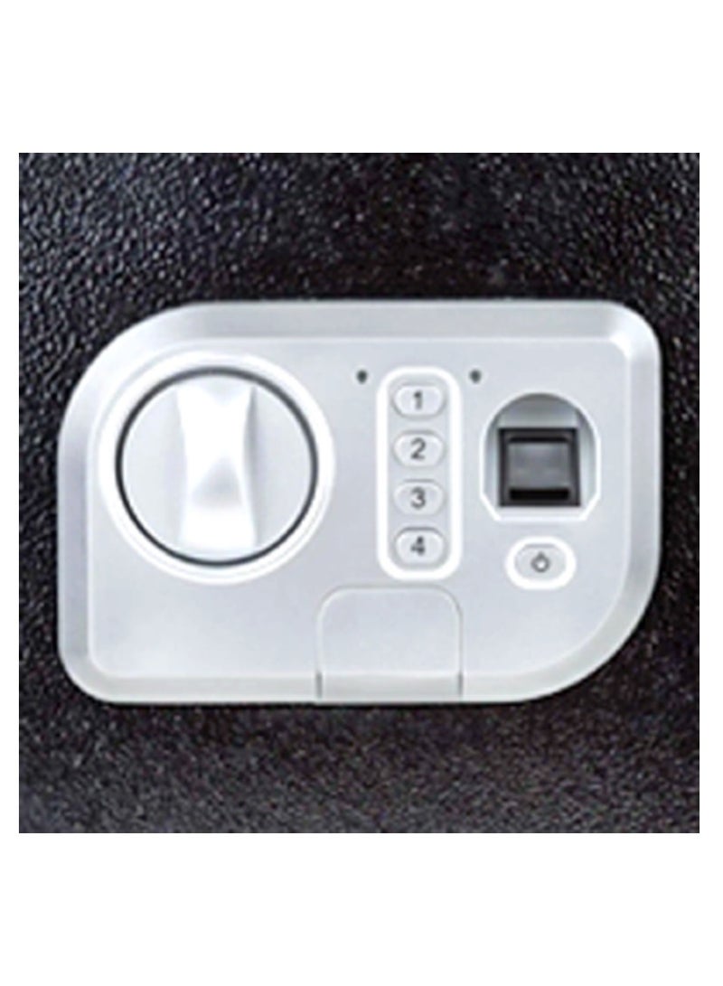 خزنة أمنية رقمية فاخرة مقاومة للحرائق ، مزودة ببصمة ولوحة أرقام الكترونية وقفل ومفتاح مادي 50*35*30 سم - Image 4