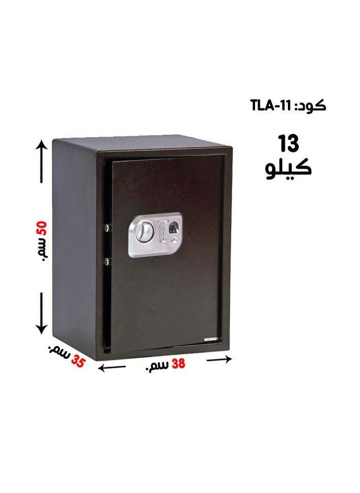 Generic - Luxury Fire-Resistant Digital Security Safe With Fingerprint,Electronic Number Pad And Lock And Physical  Key 50*35*38  CM - Image 1