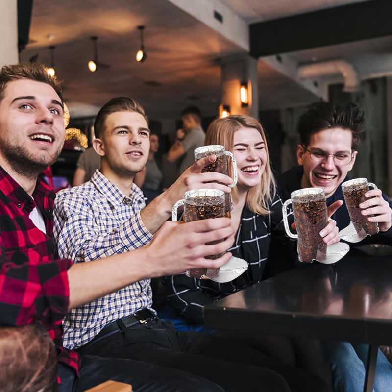 Fun Express Cowboy Boot Cups Clear Plastic - Western Cups 17oz Boot Mugs 12 Pack for Cowboy Party Decorations Rodeo Theme Party Supplies for Adults & Kids Western Themed Celebrations - Image 4