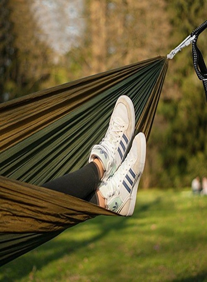 MalloMe XL Hammock Straps - Hammock Tree Straps Set (2 Strap Included 500 lbs Each) 26 Loops & 100% No Stretch Suspension System Kit Camping Hammocks Accessories - Carabiners NOT Included (Black) - Image 4
