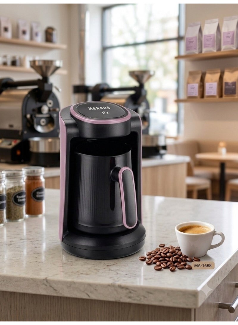 Turkish Coffee Machine with Anti-Overflow Small Cooking red and black