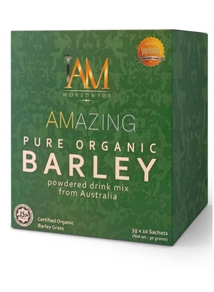 amazing Pure Malt Beverage Powder Blend from Natural Green Organic Barley Blend 