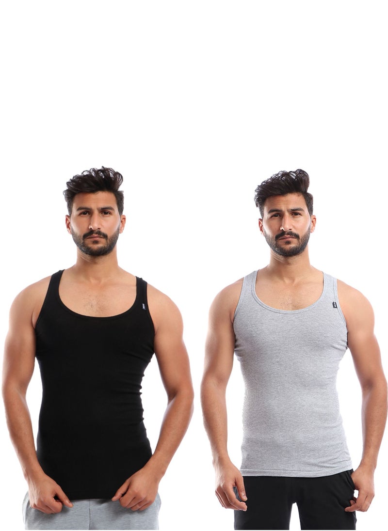 COTTONIL - Bundle Of Two Men Undershirts Derby - Image 1