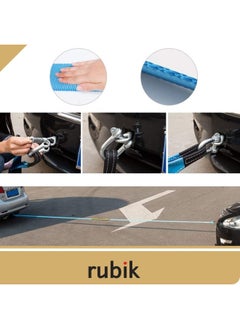 Rubik Rubik Tow Rope Strap 5 Meter 8 Ton Load For All Car SUV Truck 4x4 Recovery Traction Rope Double Layer Thick Powerful For Emergency Pulling With Reflective Strip and Gloves  - Image 3