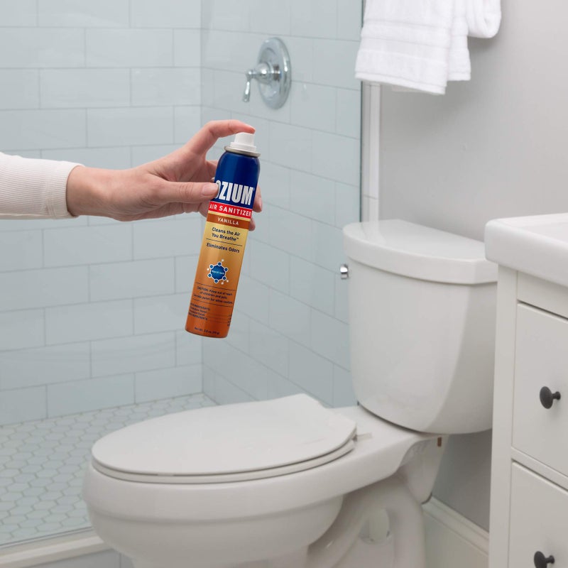 Ozium 0.8 oz. Air Sanitizer & Odor Eliminator for Homes, Cars, Offices and More, Citrus Scent, Pack of 6 - Image 4