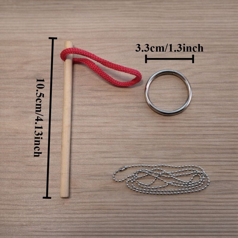 IQ Stick and Tomorrows Ring 2pcs Set for Ages 14 Plus Brain Teaser Disassembly Puzzle - Image 2