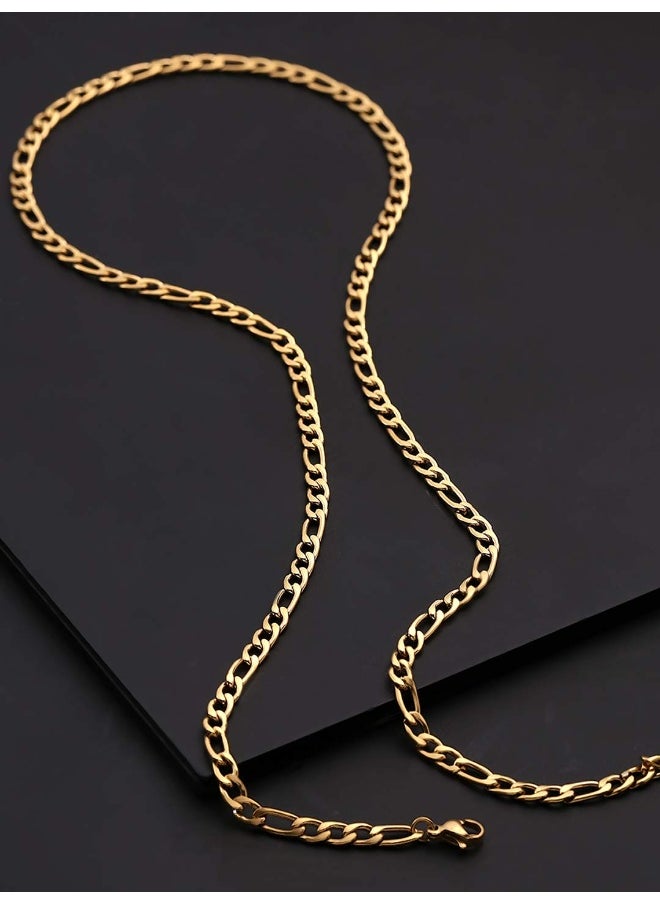 Chain for Men and Boys Gold Figaro Neck Chain for Men | Stainless Steel Chains for Men | Birthday Gift for Men and Boys Anniversary Gift for Husband - pzsku/Z80D2B048DA49635933E3Z/45/_/1729064185/a262282e-32a6-482b-9655-b8c684042bf7