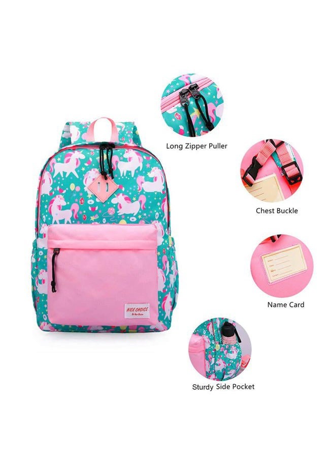 NICE CHOICE Preschool Backpack Kindergarten Elementary School Toddler Backpacks With Lunch Bag Pencil Case Set(Cute Unicorn Set) - Image 5