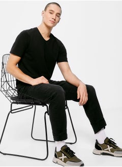 Springfield Essential V-Neck T-Shirt  - Image 4