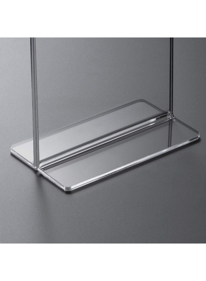 TPGP 8.5X11 Acrylic Sign Holder Table Menu Display Stand, Clear Plastic 8.5X11 Double Sided Picture Frames For Desk Display(6 Pack) - Image 3